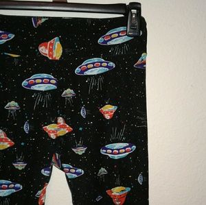 LulaRoe Spaceships One Size Leggings